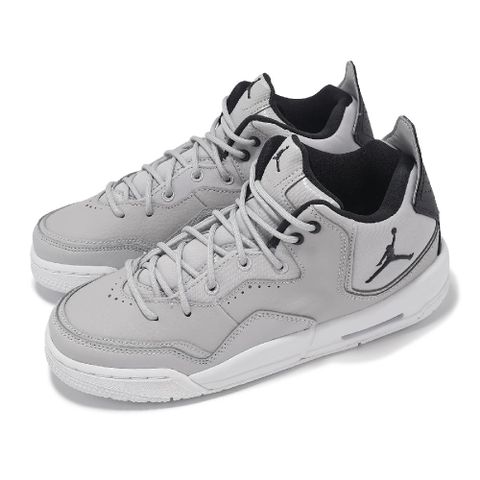 NIKE 耐吉 休閒鞋 Jordan Courtside 23 GS 大童 女鞋 灰 黑 Grey Fog 氣墊 AR1002-002