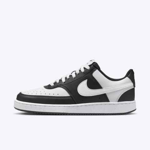 NIKE 耐吉 W Court Vision Lo NN [DH3158-003] 女 休閒鞋 經典 復古 皮革 黑白