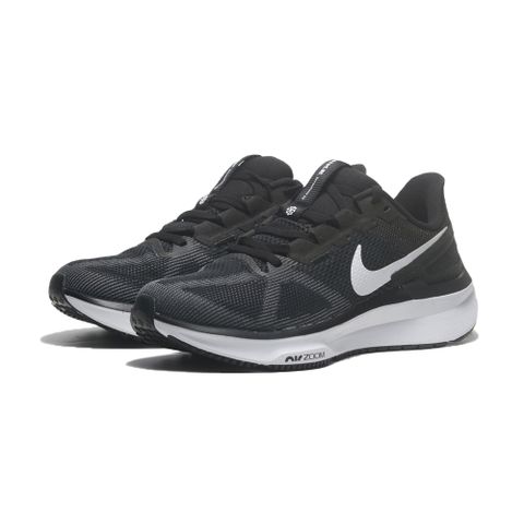 NIKE 耐吉 慢跑鞋 AIR ZOOM STRUCTURE 25 黑白 訓練 緩震 女 DJ7884-001