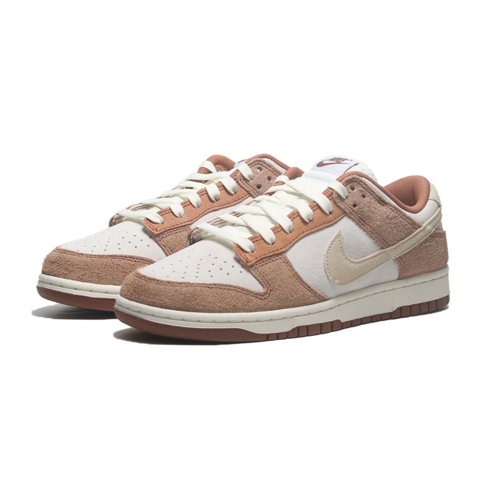 NIKE 耐吉  休閒鞋 DUNK LOW RETRO 咖哩 棕色 麂皮 低筒 男 DD1390-100