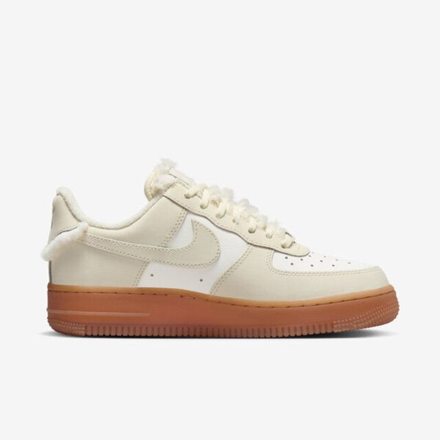 NIKE 耐吉  W Air Force 1 07 LX FV3701-119 女 休閒鞋 經典 AF1 毛絨 焦糖牛奶