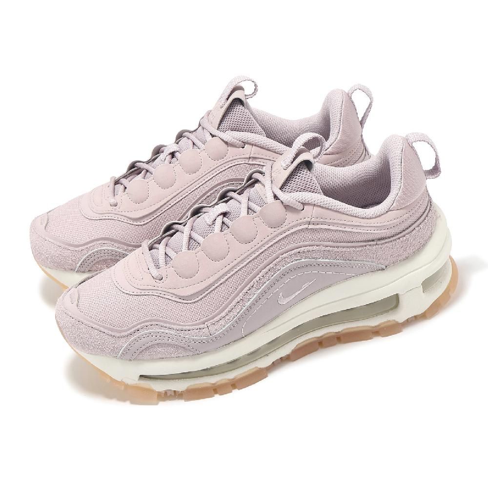 NIKE 耐吉   休閒鞋 Wmns Air Max 97 Futura 女鞋 粉白 氣墊 拼接 麂皮 FB4496-003
