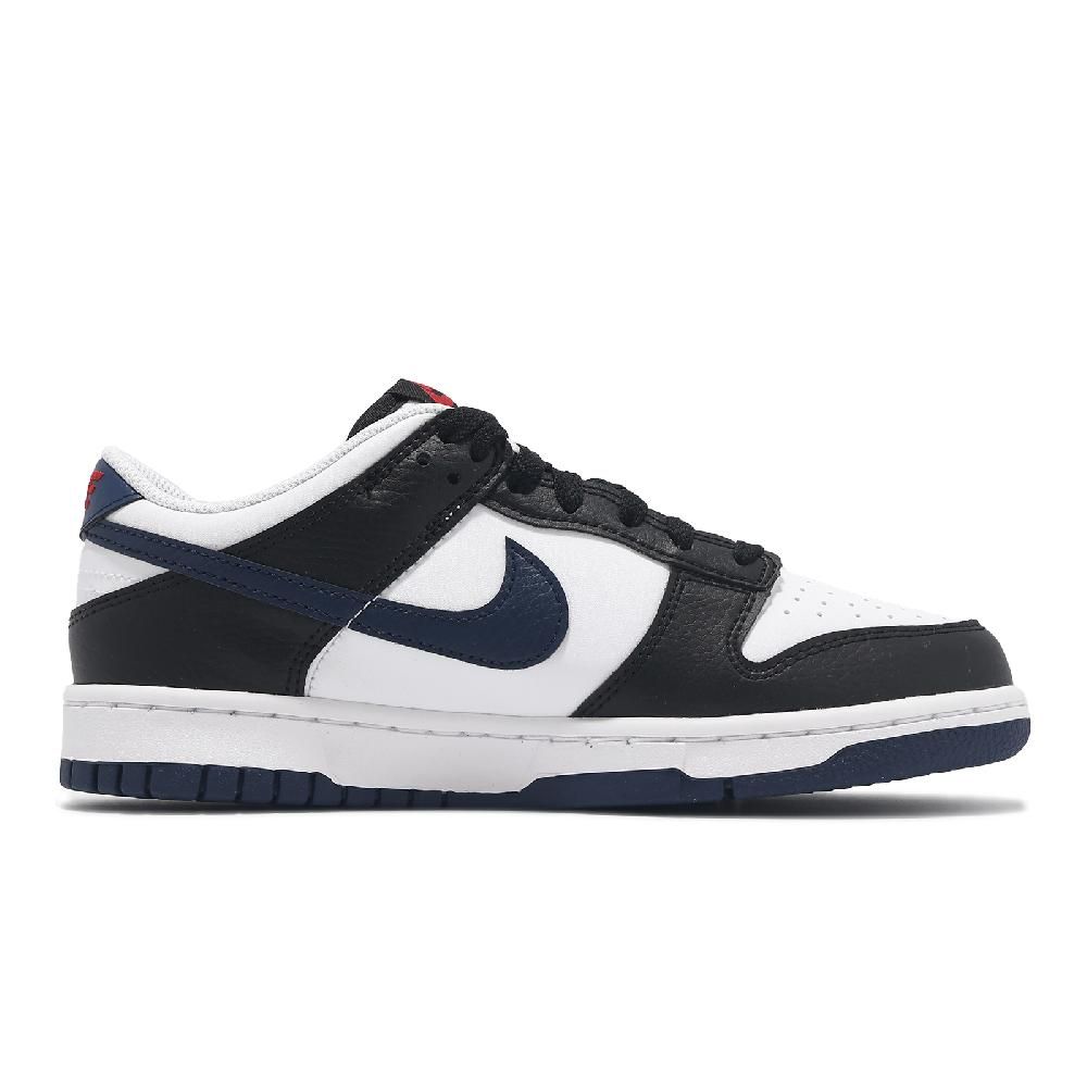 NIKE 耐吉   休閒鞋 Dunk Low GS Team USA 大童 女鞋 黑 白 藍 百搭 HJ9202-001