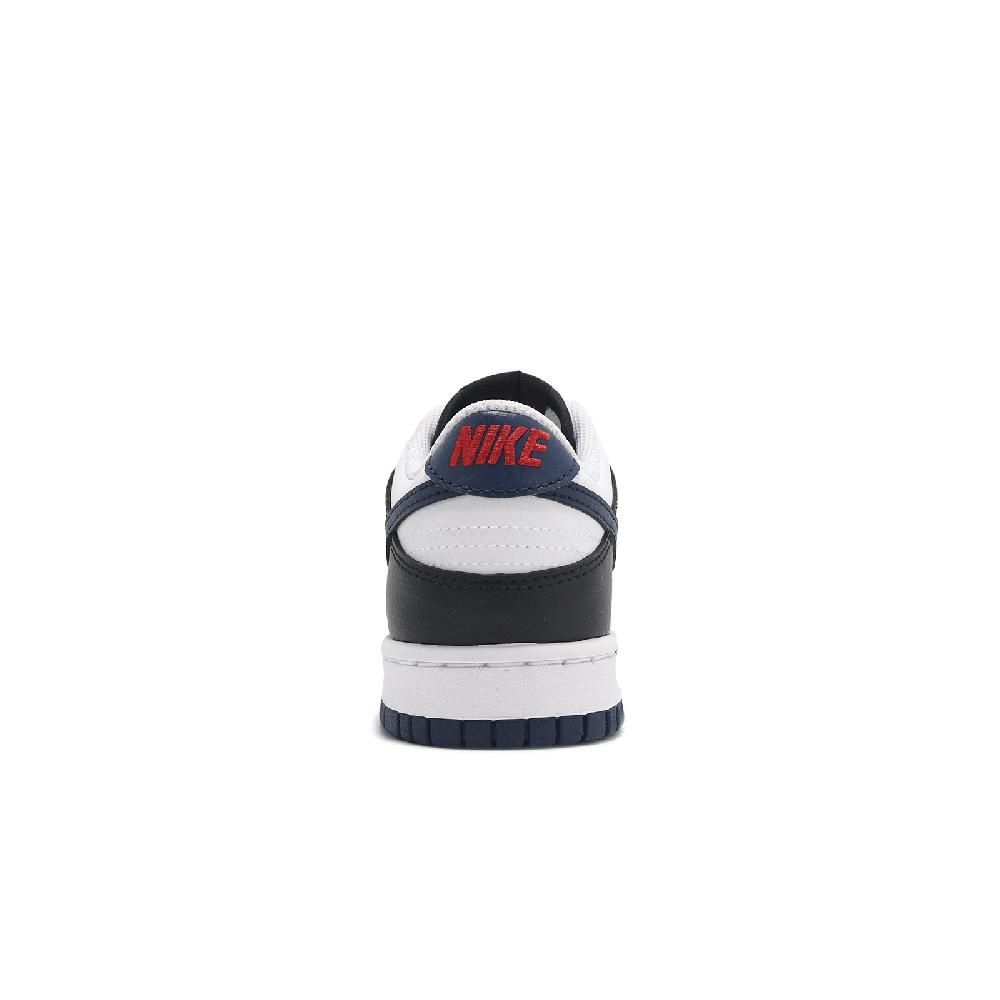 NIKE 耐吉   休閒鞋 Dunk Low GS Team USA 大童 女鞋 黑 白 藍 百搭 HJ9202-001