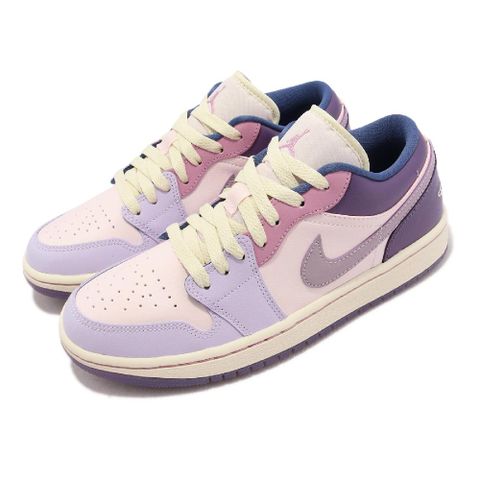 NIKE 耐吉 休閒鞋 Wmns Air Jordan 1 Low 女鞋 紫 粉紅 莓果 Pastel 皮革 AJ1 DZ2768-651