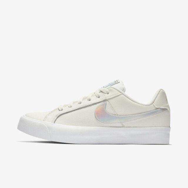 NIKE 耐吉  W Court Royale AC [AO2810-104] 女鞋 運動 休閒 經典 網球 復古 米 銀