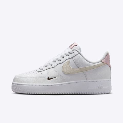 NIKE 耐吉 W Air Force 1 '07 [HF9992-100] 女 休閒鞋 經典 AF1 雙勾 荔枝皮 白粉