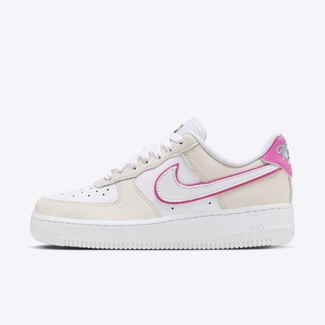 NIKE 耐吉  Wmns Air Force 1 '07 LX HM3694-011 女 休閒鞋 經典 金標 粉綠鴛鴦