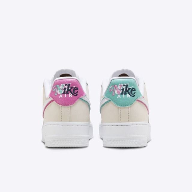 NIKE 耐吉  Wmns Air Force 1 '07 LX HM3694-011 女 休閒鞋 經典 金標 粉綠鴛鴦