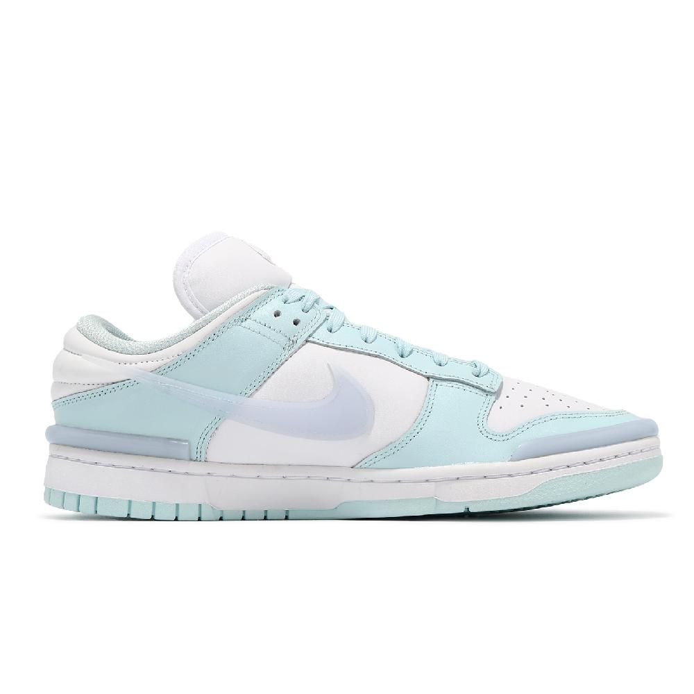 NIKE 耐吉   休閒鞋 Wmns Dunk Low Twist 女鞋 男鞋 白 水藍 低筒 經典 情侶鞋 DZ2794-103