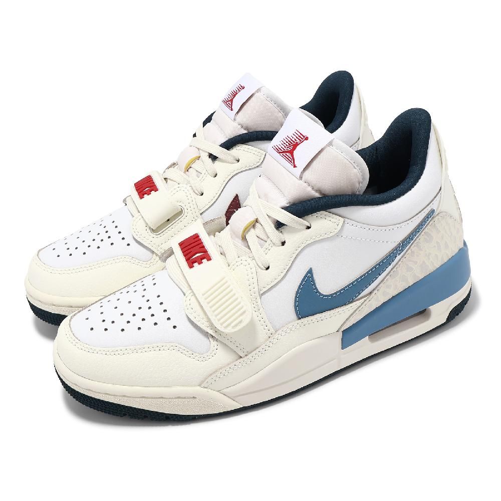 NIKE 耐吉   休閒鞋 Wmns Air Jordan Legacy 312 Low 女鞋 米白 藍 紅 復古 低筒 HM3709-141