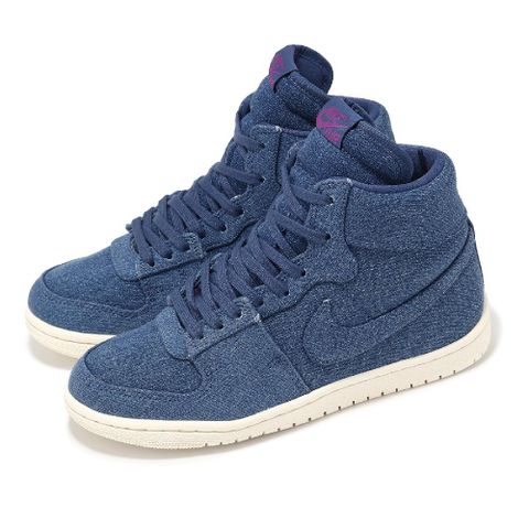 NIKE 耐吉 休閒鞋 Wmns Jordan Air Ship PE SP 女鞋 藍 丹寧 高筒 FJ2848-400