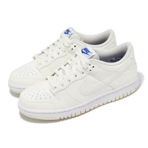 NIKE 耐吉 休閒鞋 Dunk Low SE GS 大童 女鞋 米白 經典 低筒 FV7472-100