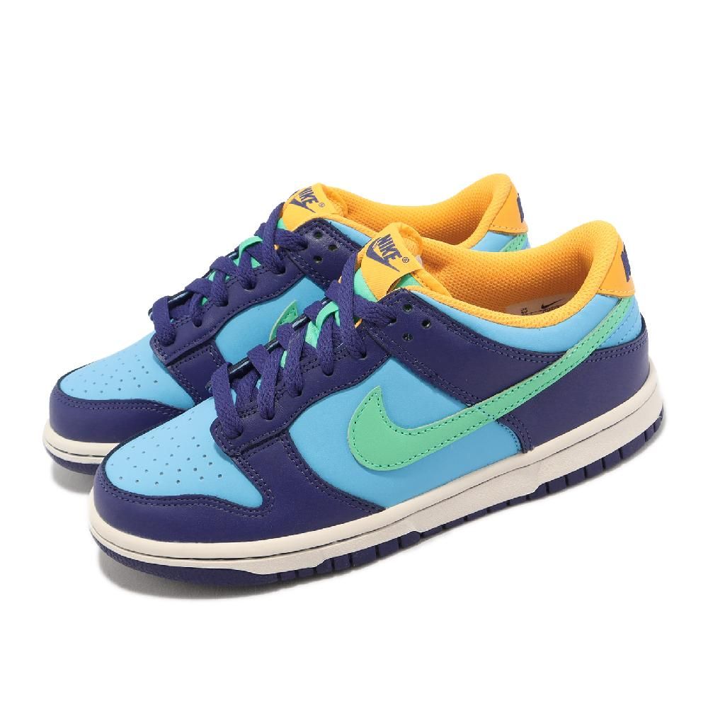 NIKE 耐吉   休閒鞋 Dunk Low GS 大童鞋 女鞋 藍 綠 All-Star 2023 DV1693-401