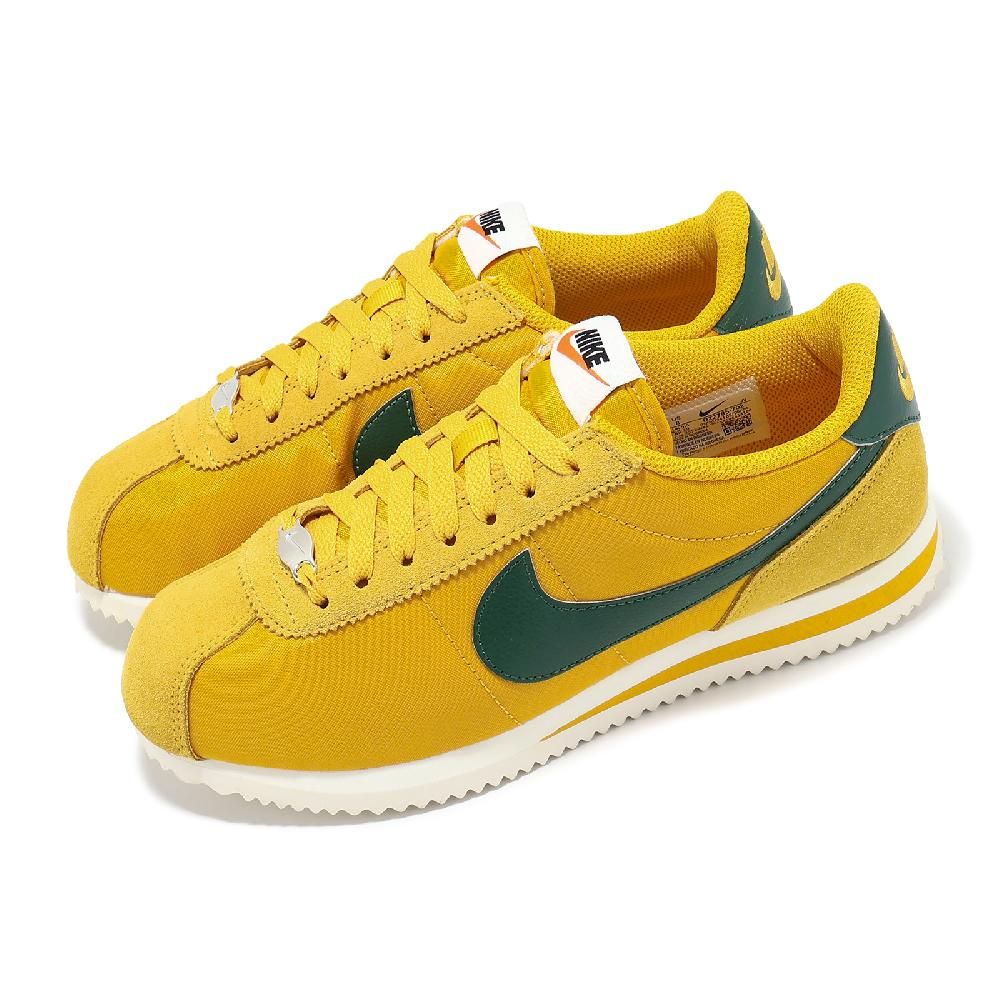 NIKE 耐吉   阿甘鞋 Wmns Cortez TXT 女鞋 黃 綠 復古 休閒鞋 DZ2795-702