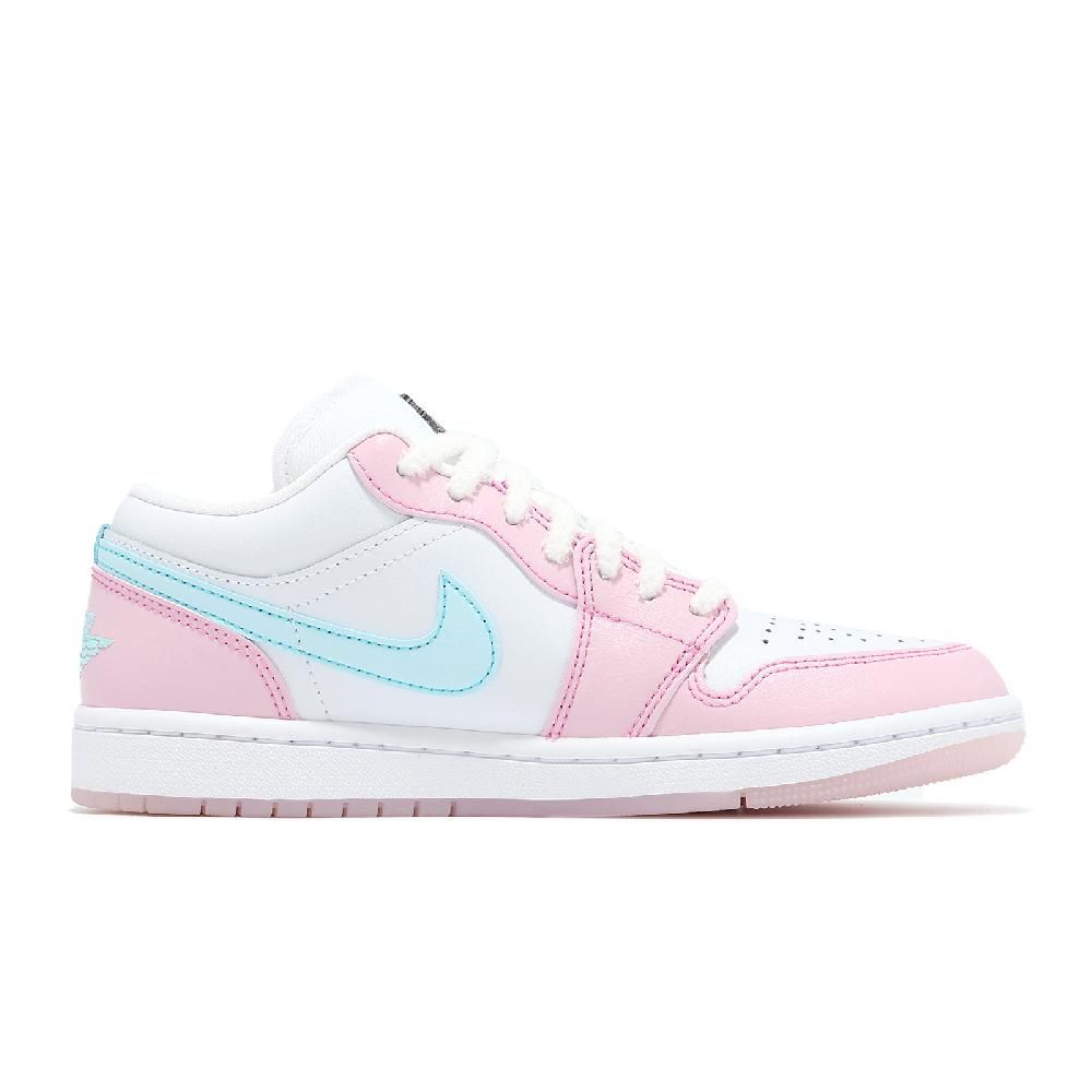 NIKE 耐吉   休閒鞋 Wmns Air Jordan 1 Low SE 女鞋 粉紅 藍 AJ1 一代 低筒 HM3706-141