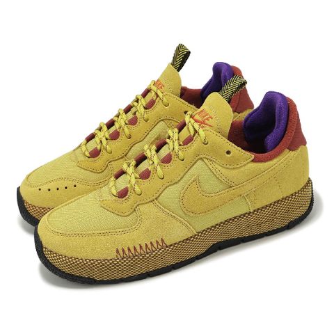 NIKE 耐吉 休閒鞋 Wmns Air Force 1 Wild 女鞋 男鞋 卡其 麂皮 帆布 AF1 FB2348-700