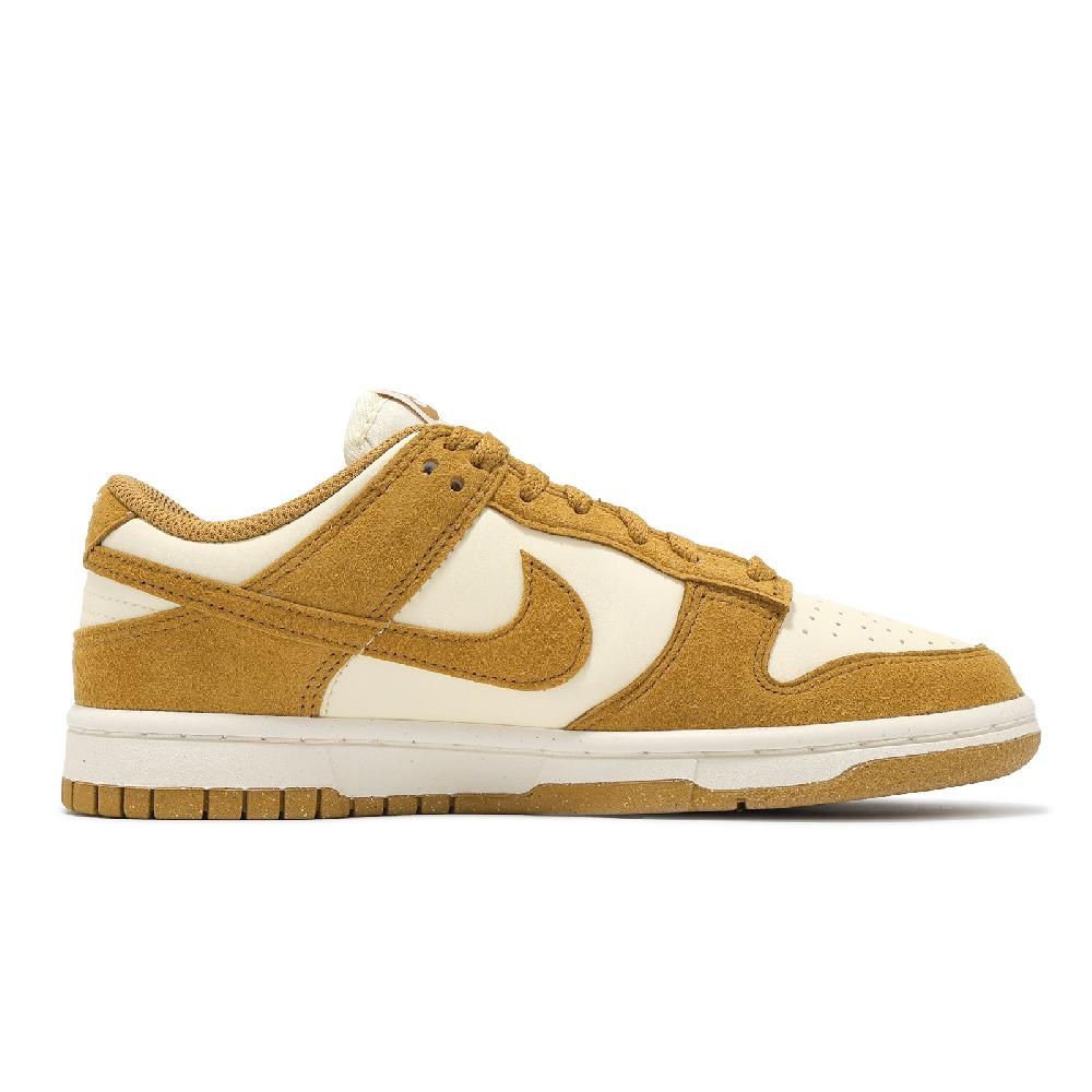 NIKE 耐吉 休閒鞋 Wmns Dunk Low Next Nature 女鞋 棕 椰奶色 低筒 麂皮 HJ7673-100