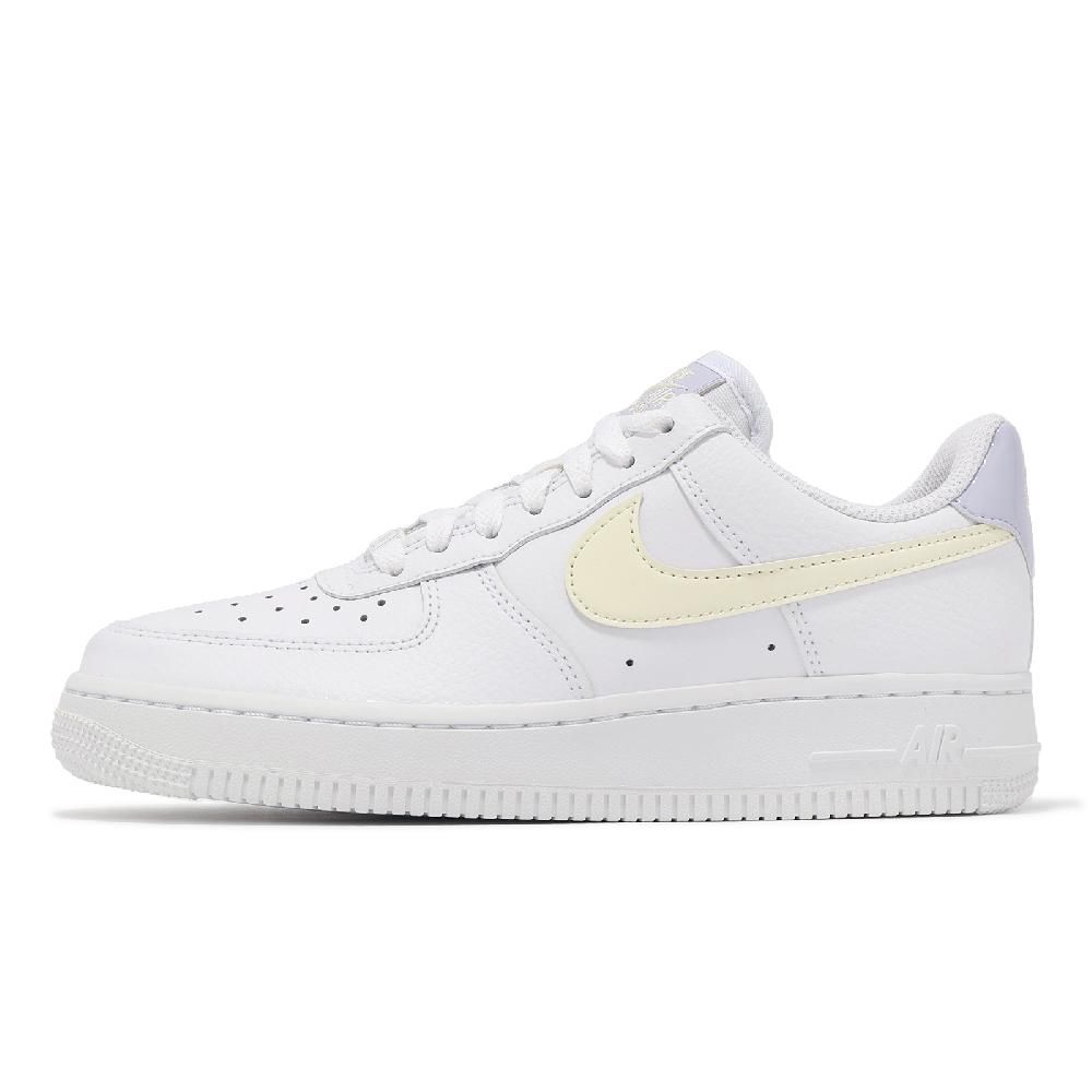 NIKE 耐吉 休閒鞋 Wmns Air Force 1 07 女鞋 男鞋 白 椰奶 紫 AF1 低筒 百搭 小白鞋 FN3501-100