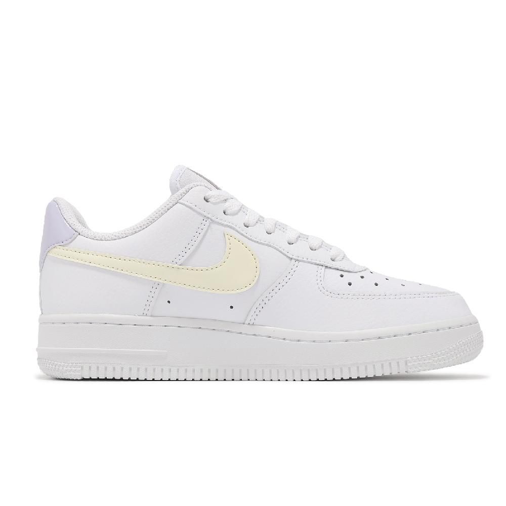 NIKE 耐吉 休閒鞋 Wmns Air Force 1 07 女鞋 男鞋 白 椰奶 紫 AF1 低筒 百搭 小白鞋 FN3501-100