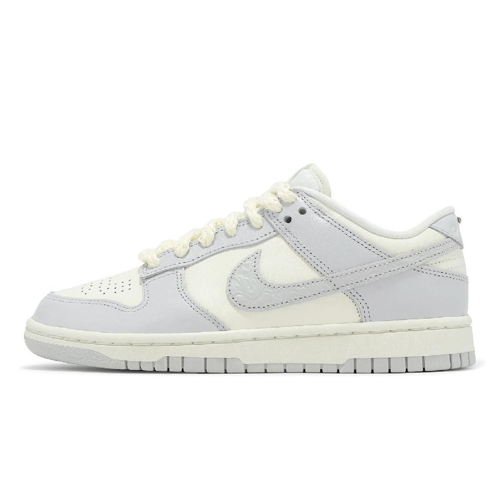 NIKE 耐吉 Nike 耐吉 休閒鞋 Wmns Dunk Low Needlework 女鞋 男鞋 浮雕 灰 骨白 麻繩 FJ4553-133