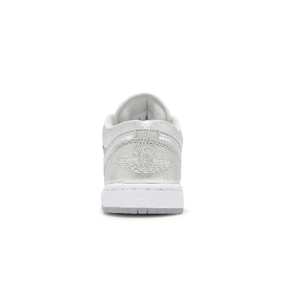 NIKE 耐吉 Nike 耐吉 休閒鞋 Wmns Air Jordan 1 Low SE 女鞋 男鞋 金屬銀 AJ1 FN5030-001