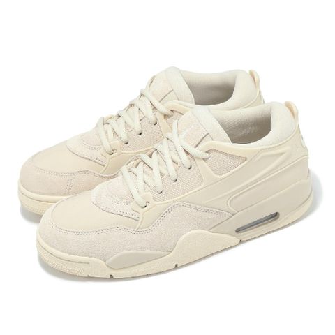 NIKE 耐吉 Nike 耐吉 休閒鞋 Wmns Air Jordan 4 RM 女鞋 米白 AJ4 氣墊 麂皮 拼接 FQ7940-200