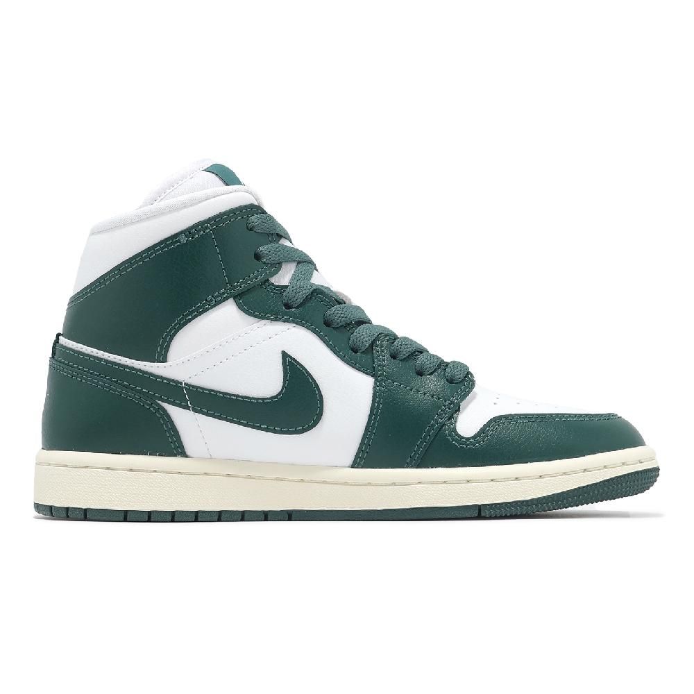 NIKE 耐吉 Nike 耐吉 休閒鞋 Wmns Air Jordan 1 Mid 女鞋 男鞋 綠 中筒 AJ1 BQ6472-133