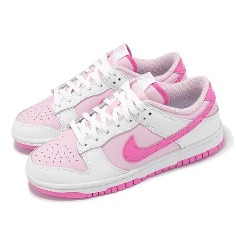 NIKE 耐吉 Nike 耐吉 休閒鞋 Wmns Dunk Low 女鞋 白 粉 低筒 經典 HQ1181-661