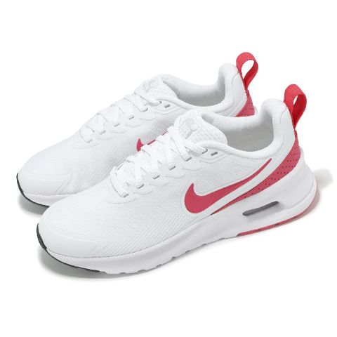 NIKE 耐吉 Nike 耐吉 休閒鞋 Wmns Air Max Nuaxis 女鞋 白 粉紅 氣墊 運動鞋 HF1233-100