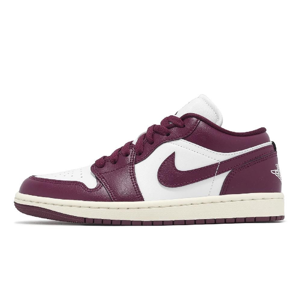 NIKE 耐吉 Nike 耐吉 休閒鞋 Wmns Air Jordan 1 Low 男鞋 女鞋 紫 白 Fireberry AJ1 DC0774-161