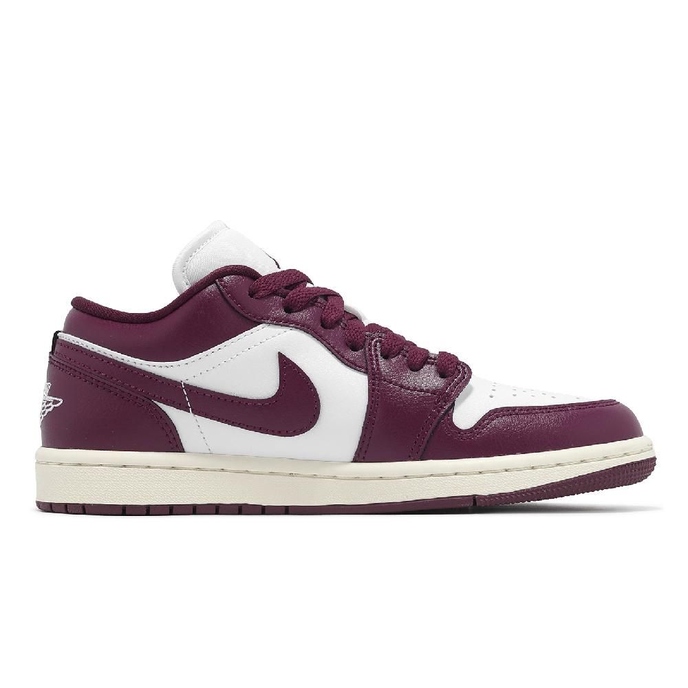 NIKE 耐吉 Nike 耐吉 休閒鞋 Wmns Air Jordan 1 Low 男鞋 女鞋 紫 白 Fireberry AJ1 DC0774-161