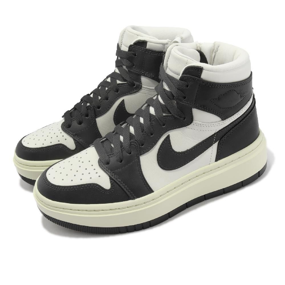 NIKE 耐吉 Nike 耐吉 休閒鞋 Wmns Air Jordan 1 Elevate High 女鞋 厚底 黑 白 AJ1 DN3253-100