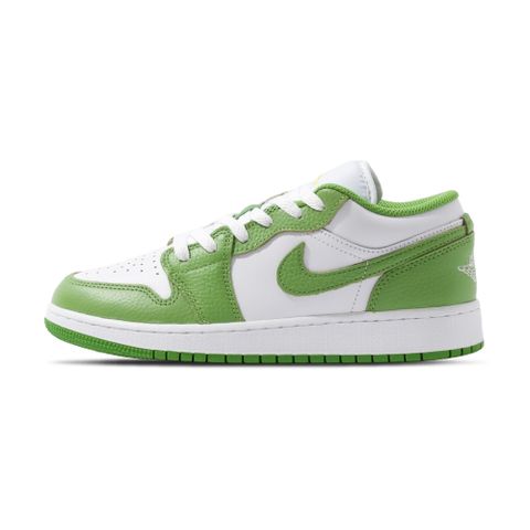 NIKE 耐吉 Nike Air Jordan 1 Low SE BG 女 大童 白綠 喬丹 AJ1 運動 休閒鞋 HF4779-100