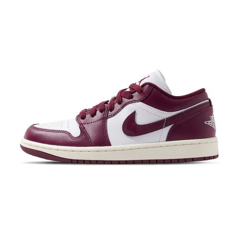 NIKE 耐吉 Nike Air Jordan 1 Low 女 酒紅 喬丹 運動 低筒 經典 休閒 AJ1 休閒鞋 DC0774-161