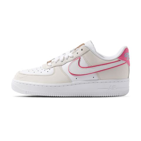 NIKE 耐吉 Nike Air Force 1'07 LX 女 白粉 運動 AF1 復古 皮革 經典 休閒鞋 HM3694-011