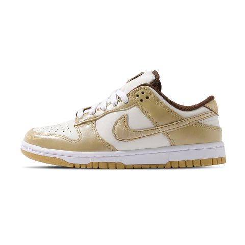 NIKE 耐吉 Nike Dunk Low LX 女 奶茶金 低筒 刺繡Logo 運動 休閒鞋 HM3695-071