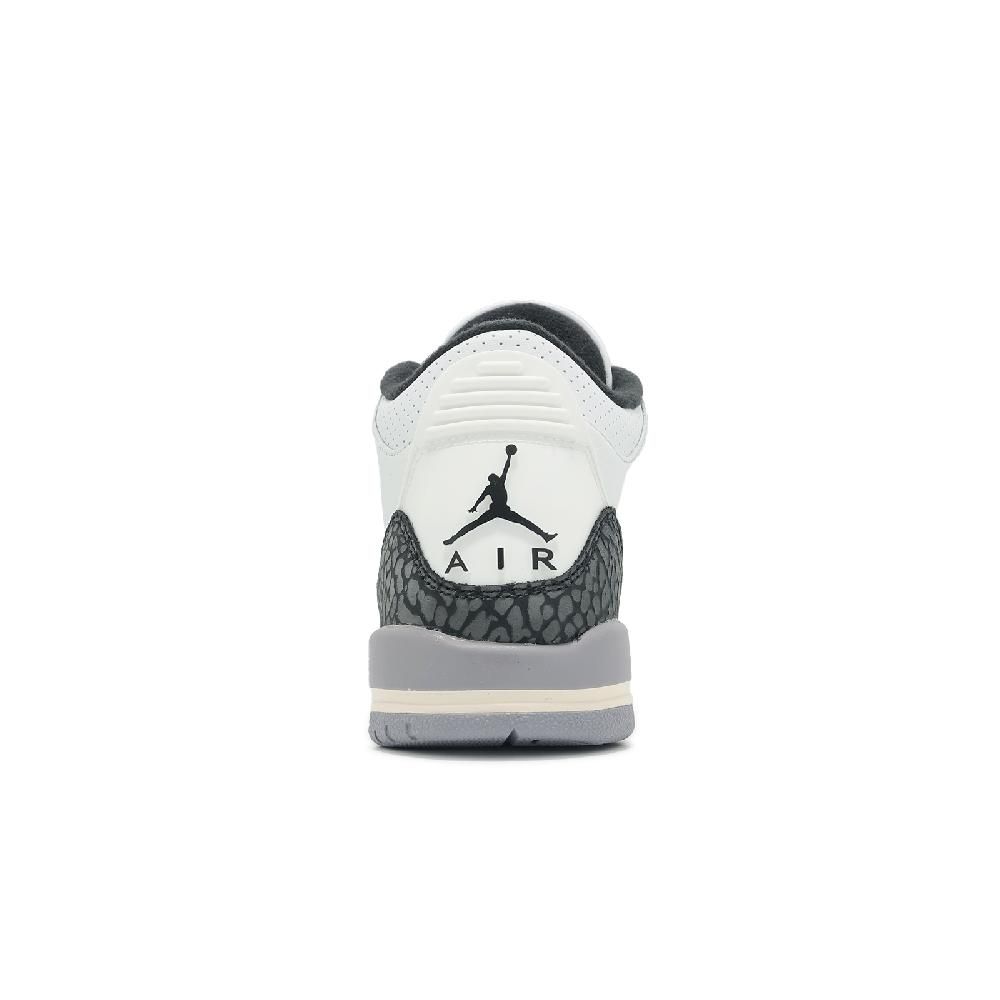 NIKE 耐吉 Nike 耐吉 休閒鞋 Air Jordan 3 Retro GS Cement Grey 大童 女鞋 水泥灰 3代 DM0967-106