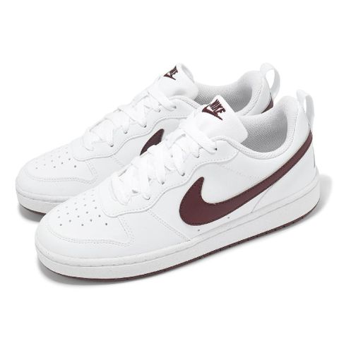 NIKE 耐吉 Nike 耐吉 休閒鞋 Court Borough Low Recraft GS 大童 女鞋 白 可可棕 小白鞋 DV5456-112