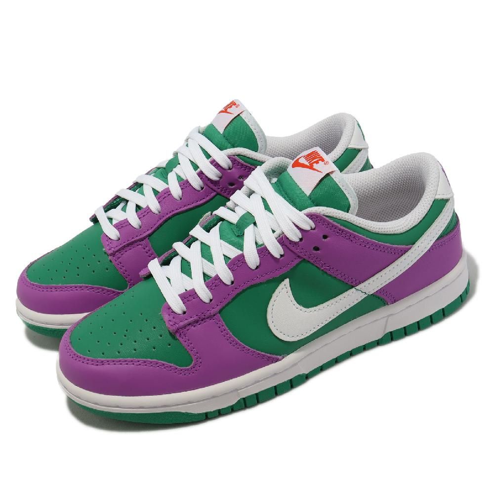 NIKE 耐吉 Nike 耐吉 休閒鞋 Wmns Dunk Low 女鞋 綠 紫 經典 小丑 Joker 低筒 FD9924-311