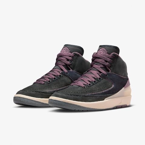 NIKE 耐吉 Nike 耐吉 休閒鞋 Wmns Air Jordan 2 Retro 女鞋 男鞋 黑 紫 喬丹 2代 皮革 DX4400-005