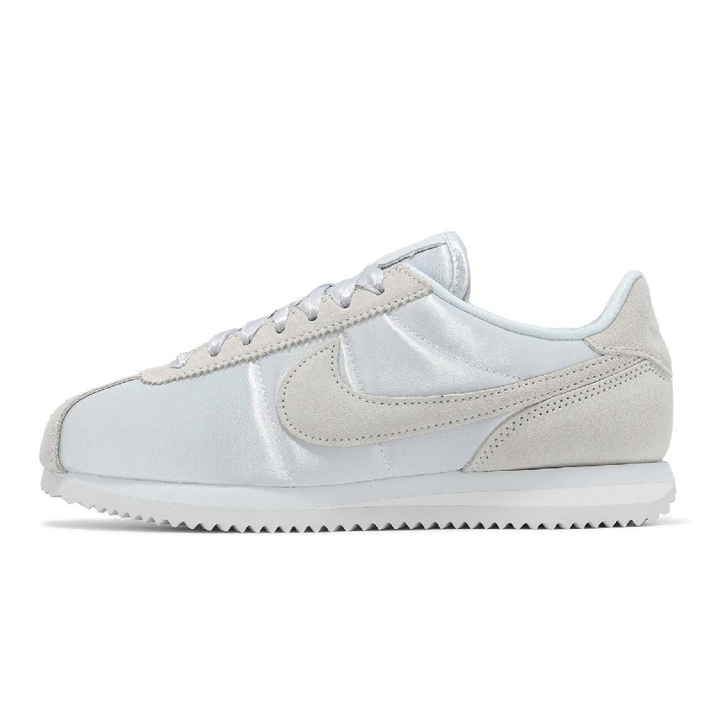 NIKE 耐吉 Nike 耐吉 阿甘鞋 Wmns Cortez 女鞋 白 米白 緞面 復古 休閒鞋 FV5420-001