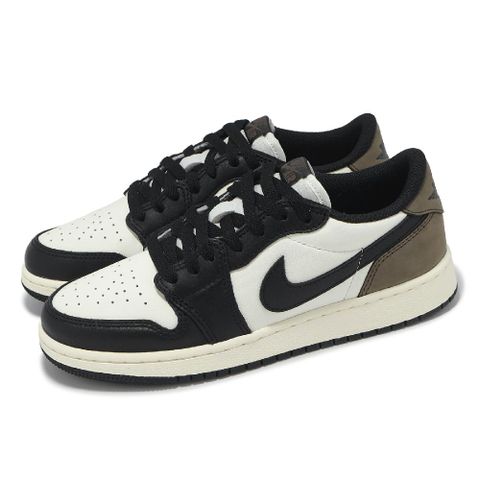 NIKE 耐吉 Nike 耐吉 休閒鞋 Air Jordan 1 Low OG GS 大童 女鞋 摩卡 AJ1 一代 低筒 CZ0858-102