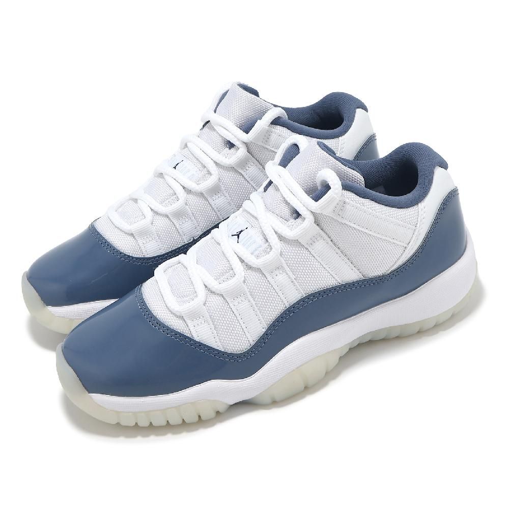 NIKE 耐吉 Nike 耐吉 休閒鞋 Air Jordan 11 Retro Low GS 大童 女鞋 Diffused Blue FV5121-104