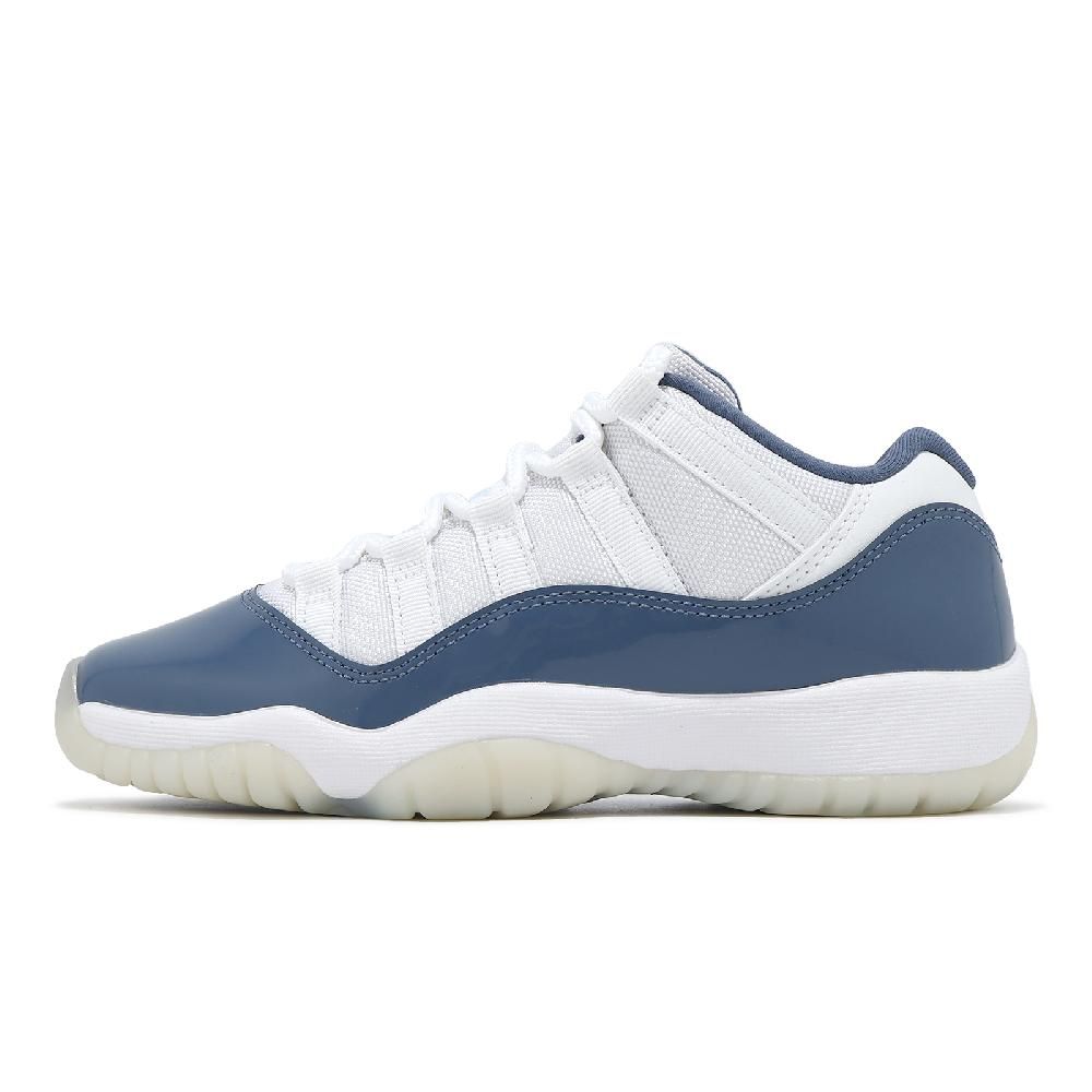 NIKE 耐吉 Nike 耐吉 休閒鞋 Air Jordan 11 Retro Low GS 大童 女鞋 Diffused Blue FV5121-104