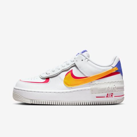 NIKE 耐吉 Nike W AF1 Shadow [DZ1847-100] 女 休閒鞋 經典 復古 厚底 緩震 舒適 低筒 穿搭 白彩