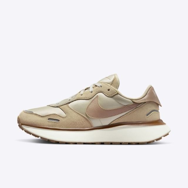 NIKE 耐吉 Nike W Phoenix Waffle [FD2196-102] 女 休閒鞋 運動 復古 反光 麂皮 穿搭 卡其