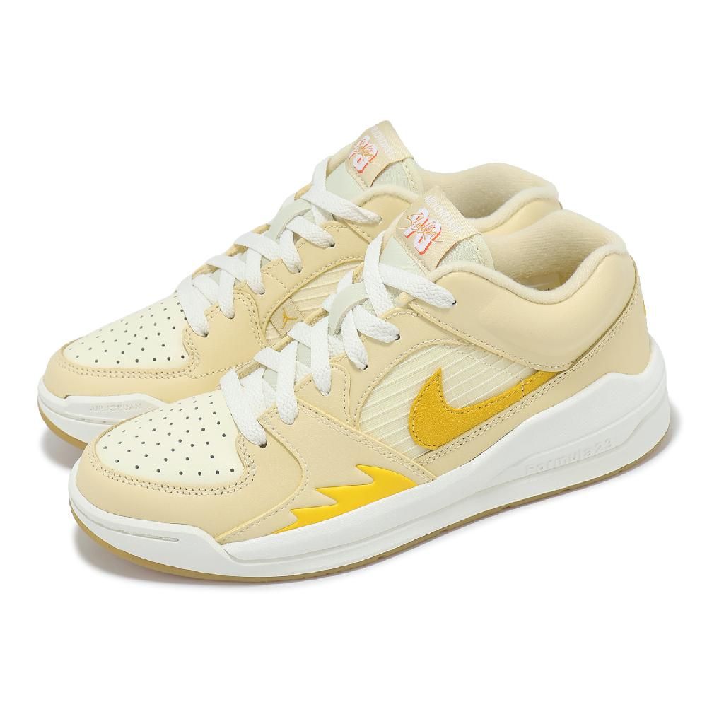 NIKE 耐吉 Nike 耐吉 休閒鞋 Wmns Jordan Stadium 90 女鞋 黃 哈密瓜橘 喬丹 皮革 FN0584-200