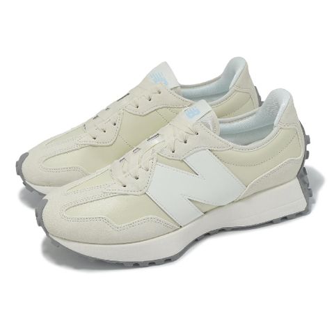 NEW BALANCE 休閒鞋 327 女鞋 亞麻 海鹽  麂皮 復古 低筒 情侶鞋 NB WS327MO-B