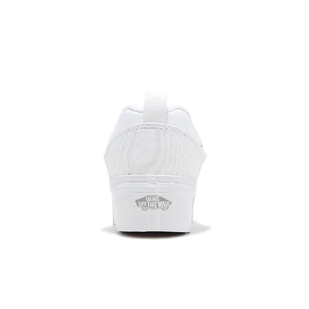 VANS 休閒鞋 Knu Stack 男鞋 女鞋 白 全白 厚底 厚鞋舌 寬鞋帶 小白鞋 VN000CP6W00